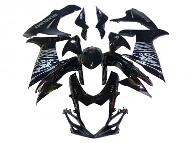 Mejores Carenados Moto Suzuki GSXR 600/750 2011-2024 - Negro Brillante Plata