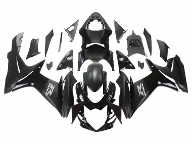 Mejores Carenados Moto Suzuki GSXR 600/750 2011-2024 - Negro Mate Negro Brillante