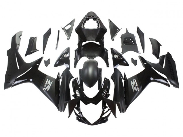 Mejores Carenados Moto Suzuki GSXR 600/750 2011-2024 - Negro Mate Negro Brillante