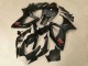 Mejores Carenado Moto Suzuki GSXR 600/750 2006-2007 - Negro Brillante