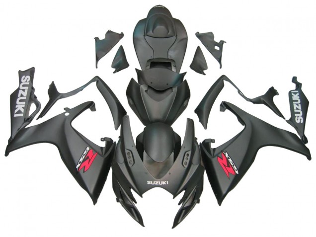 Mejores Carenados Moto Suzuki GSXR 600/750 2006-2007 - Negro Mate