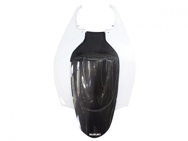 Mejores Carenados Moto Suzuki GSXR 600/750 2006-2007 - Negro Blanco FibraCarbono Estilo
