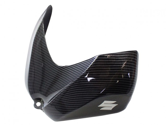 Mejores Carenados Moto Suzuki GSXR 600/750 2006-2007 - Negro Blanco FibraCarbono Estilo