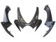 Mejores Carenados Moto Suzuki GSXR 600/750 2006-2007 - Negro Blanco FibraCarbono Estilo