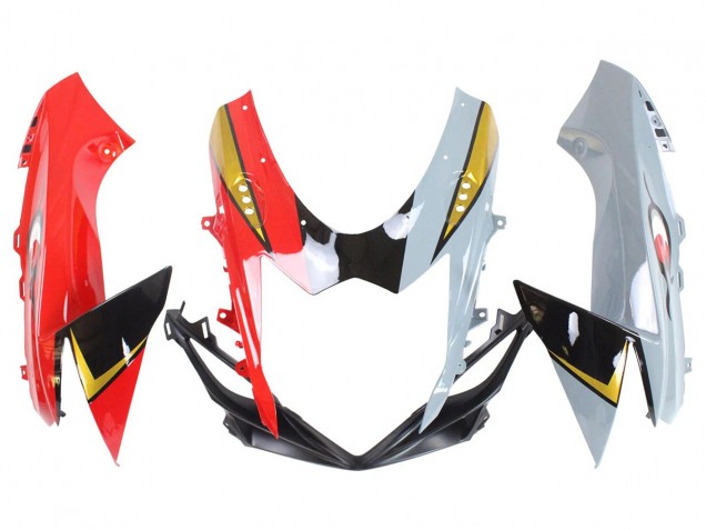 Mejores Carenados Moto Suzuki GSXR 600/750 2011-2024 - Rojo Oro Gris Negro Blanco Tiburón