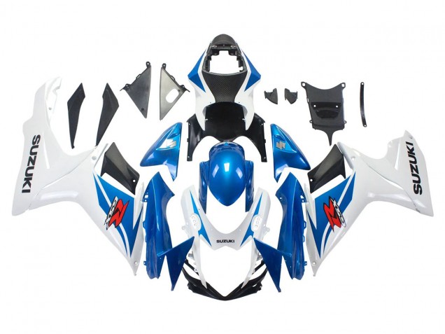 Mejores Carenados Moto Suzuki GSXR 600/750 2011-2024 - Azul Blanco