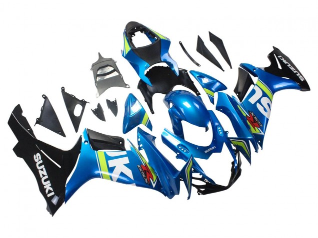 Mejores Carenados Moto Suzuki GSXR 600/750 2011-2024 - Azul Blanco Verde Negro