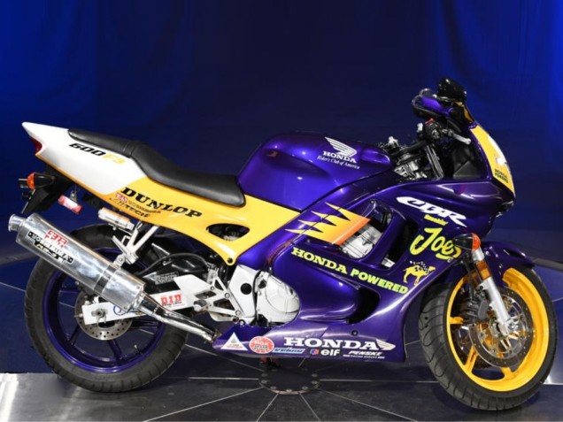 Mejores Carenados Moto Honda CBR600 F3 1995-1996 - Amarillo Plata Azul