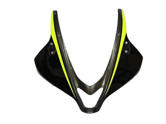 Mejores Carenados Moto Honda CBR600RR 2007-2008 - Negro Brillante Alta Visibilidad Amarillo