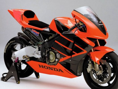 Mejores Carenado Moto Honda CBR600RR 2003-2004 - Rojo Negro Brillante