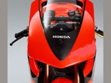 Mejores Carenado Moto Honda CBR600RR 2003-2004 - Rojo Negro Brillante