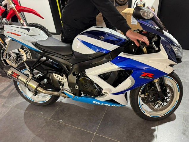 Mejores Carenados Moto Suzuki GSXR 600/750 2008-2010 - Blanco Azul Rojo