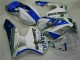 Moto Plástica Honda CBR 600 RR 2005-2006 - Blanco Azul Moto Plástica Honda CBR 600 RR 2005-2006 - Blanco Azul