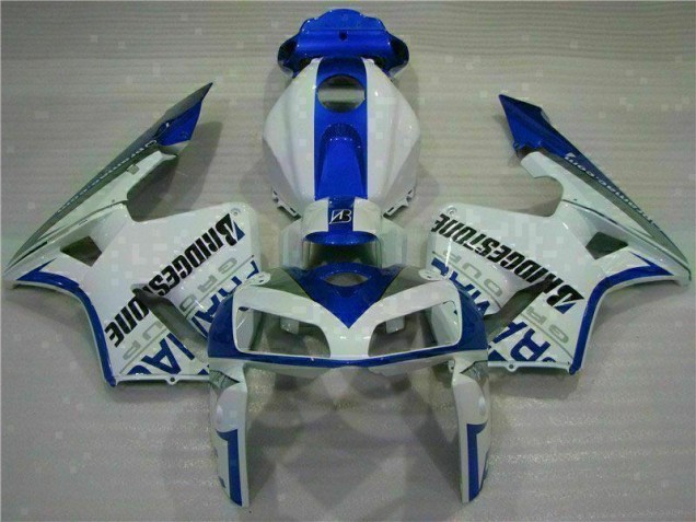Moto Plástica Honda CBR 600 RR 2005-2006 - Blanco Azul Moto Plástica Honda CBR 600 RR 2005-2006 - Blanco Azul