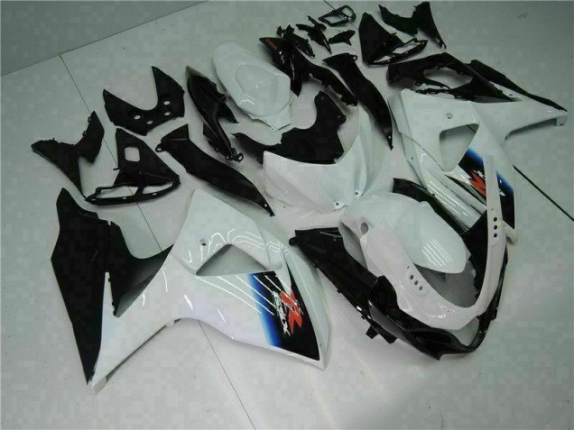 Moto Plástica Suzuki GSXR 1000 K9 2009-2016 - Blanco Negro Moto Plástica Suzuki GSXR 1000 K9 2009-2016 - Blanco Negro
