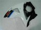Moto Plástica Suzuki GSXR 1000 K9 2009-2016 - Blanco Negro Moto Plástica Suzuki GSXR 1000 K9 2009-2016 - Blanco Negro