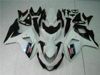 Moto Plástica Suzuki GSXR 1000 K9 2009-2016 - Blanco Negro