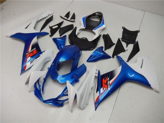 Moto Plástica Suzuki GSXR 600 / 750 K11 2011-2021 - Azul Blanco Moto Plástica Suzuki GSXR 600 / 750 K11 2011-2021 - Azul Blanco
