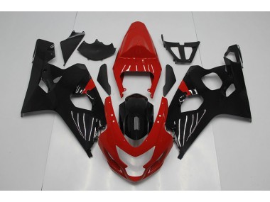 Moto Plástica Suzuki GSXR 750 K4 2004-2005 - Rojo Negro