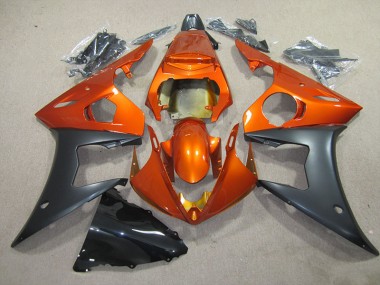 Moto Plástica Yamaha R6 2003-2005 - Naranja Negro