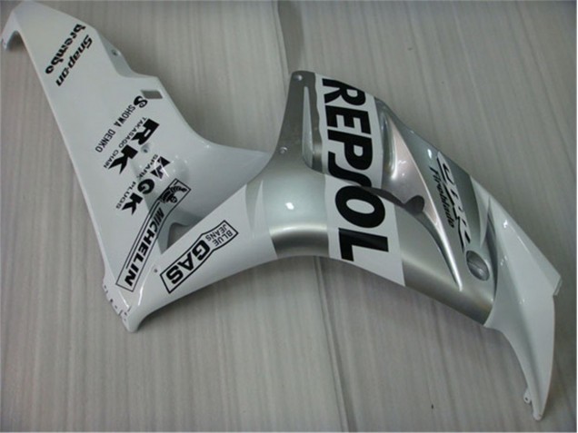 Moto Plástico Honda CBR 1000 RR 2004-2005 - Blanco Plata Negro Repsol Moto Plástico Honda CBR 1000 RR 2004-2005 - Blanco Plata Negro Repsol