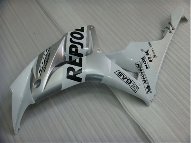 Moto Plástico Honda CBR 1000 RR 2004-2005 - Blanco Plata Negro Repsol Moto Plástico Honda CBR 1000 RR 2004-2005 - Blanco Plata Negro Repsol