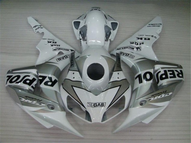 Moto Plástico Honda CBR 1000 RR 2004-2005 - Blanco Plata Negro Repsol Moto Plástico Honda CBR 1000 RR 2004-2005 - Blanco Plata Negro Repsol