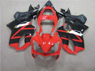 Moto Plástico Honda CBR 600 F4i 2001-2003 - Rojo Negro