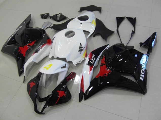 Moto Plástico Honda CBR 600 RR 2009-2012 - Negro Rojo Blanco Moto Plástico Honda CBR 600 RR 2009-2012 - Negro Rojo Blanco