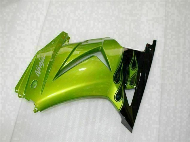 Moto Plástico Kawasaki EX250 2008-2012 - Verde Negro Moto Plástico Kawasaki EX250 2008-2012 - Verde Negro