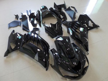 Moto Plástico Kawasaki ZX14R ZZR 1400 2012-2021 - Brillante Negro
