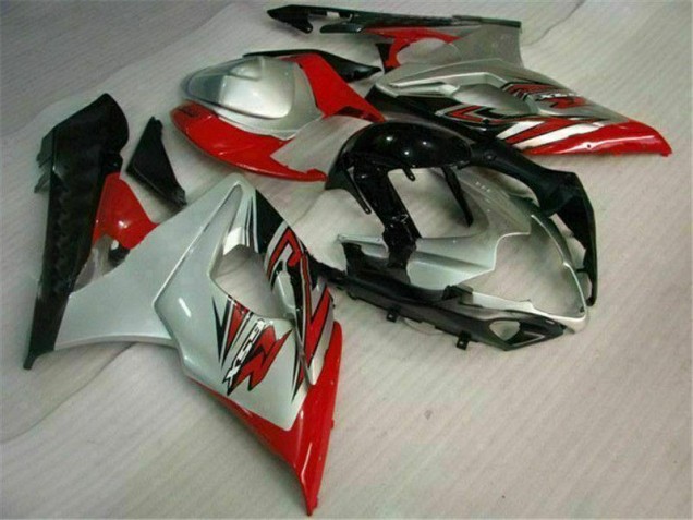 Moto Plástico Suzuki GSXR 1000 K5 2005-2006 - Rojo Blanco Moto Plástico Suzuki GSXR 1000 K5 2005-2006 - Rojo Blanco