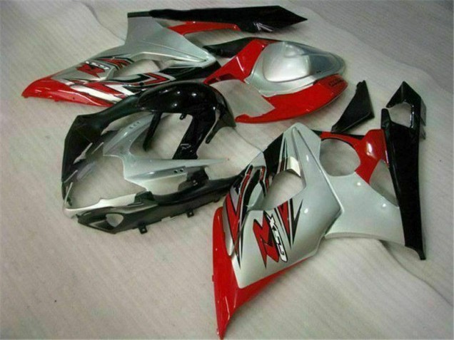 Moto Plástico Suzuki GSXR 1000 K5 2005-2006 - Rojo Blanco Moto Plástico Suzuki GSXR 1000 K5 2005-2006 - Rojo Blanco
