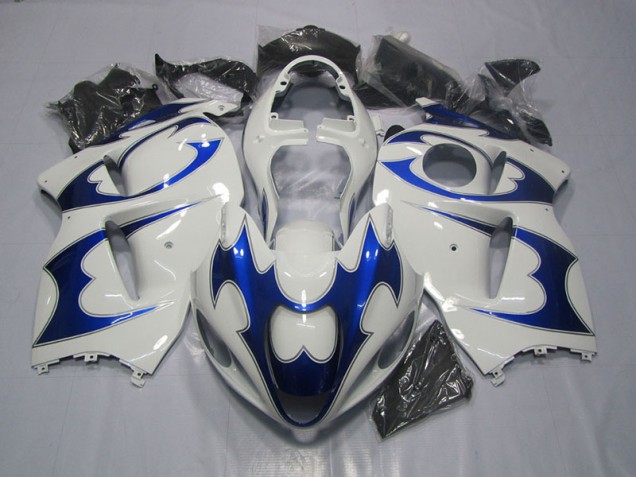 Moto Plástico Suzuki GSXR 1300 Hayabusa 1996-2007 - Blanco Azul Moto Plástico Suzuki GSXR 1300 Hayabusa 1996-2007 - Blanco Azul