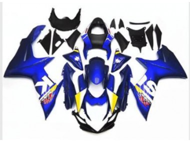 Moto Plástico Suzuki GSXR 600 / 750 K11 2011-2021 - Azul Blanco