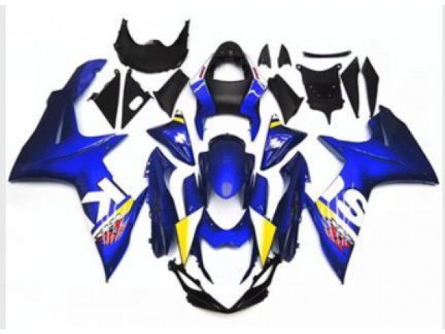 Moto Plástico Suzuki GSXR 600 / 750 K11 2011-2021 - Azul Blanco Moto Plástico Suzuki GSXR 600 / 750 K11 2011-2021 - Azul Blanco
