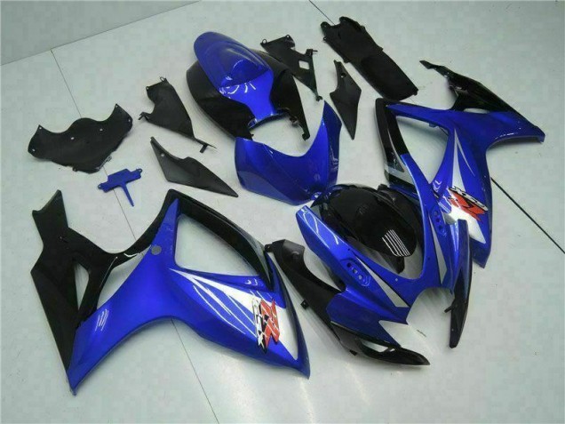 Moto Plástico Suzuki GSXR 600 / 750 K6 2006-2007 - Azul Moto Plástico Suzuki GSXR 600 / 750 K6 2006-2007 - Azul