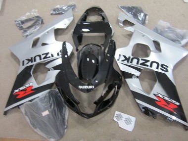 Moto Plástico Suzuki GSXR 750 K4 2004-2005 - Negro Blanco