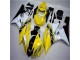 Moto Plástico Yamaha R6 2006-2007 - Amarillo Blanco Negro