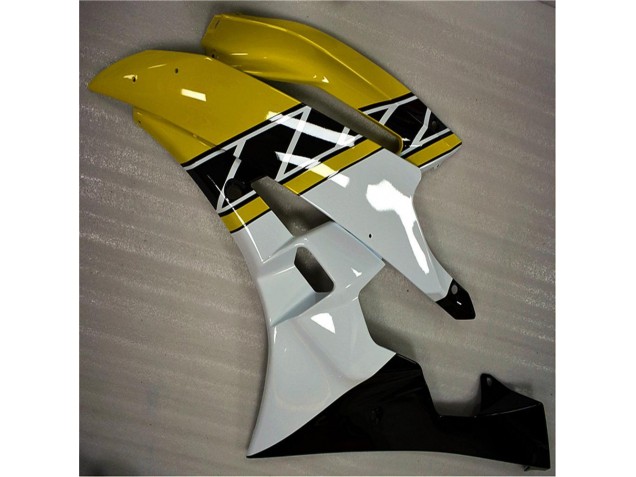 Moto Plástico Yamaha R6 2006-2007 - Amarillo Blanco Negro