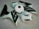 Plástica Moto Honda CBR 1000 RR 2004-2005 - Blanco Negro Plástica Moto Honda CBR 1000 RR 2004-2005 - Blanco Negro