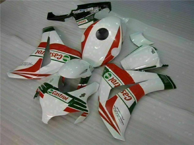 Plástica Moto Honda CBR 1000 RR 2008-2011 - Blanco Rojo Plástica Moto Honda CBR 1000 RR 2008-2011 - Blanco Rojo
