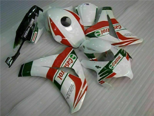 Plástica Moto Honda CBR 1000 RR 2008-2011 - Blanco Rojo Plástica Moto Honda CBR 1000 RR 2008-2011 - Blanco Rojo
