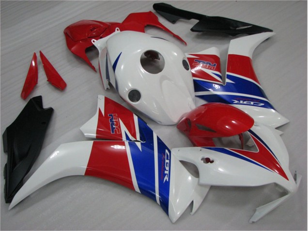 Plástica Moto Honda CBR 1000 RR 2012-2016 - Blanco Azul Rojo Plástica Moto Honda CBR 1000 RR 2012-2016 - Blanco Azul Rojo