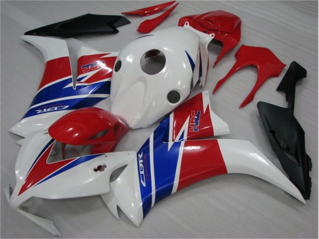 Plástica Moto Honda CBR 1000 RR 2012-2016 - Blanco Azul Rojo Plástica Moto Honda CBR 1000 RR 2012-2016 - Blanco Azul Rojo