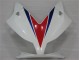 Plástica Moto Honda CBR 1000 RR 2012-2016 - Blanco Azul Rojo Plástica Moto Honda CBR 1000 RR 2012-2016 - Blanco Azul Rojo