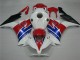 Plástica Moto Honda CBR 1000 RR 2012-2016 - Blanco Azul Rojo Plástica Moto Honda CBR 1000 RR 2012-2016 - Blanco Azul Rojo