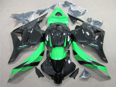 Plástica Moto Honda CBR 600 RR 2009-2012 - Negro Verde