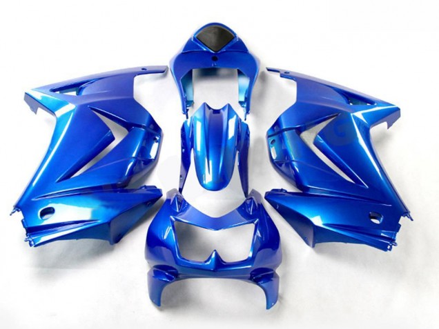Plástica Moto Kawasaki EX250 2008-2012 - Azul Plástica Moto Kawasaki EX250 2008-2012 - Azul