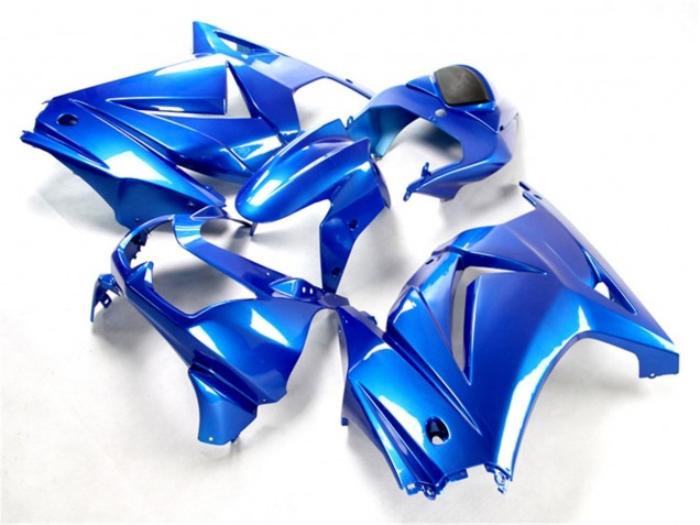 Plástica Moto Kawasaki EX250 2008-2012 - Azul Plástica Moto Kawasaki EX250 2008-2012 - Azul
